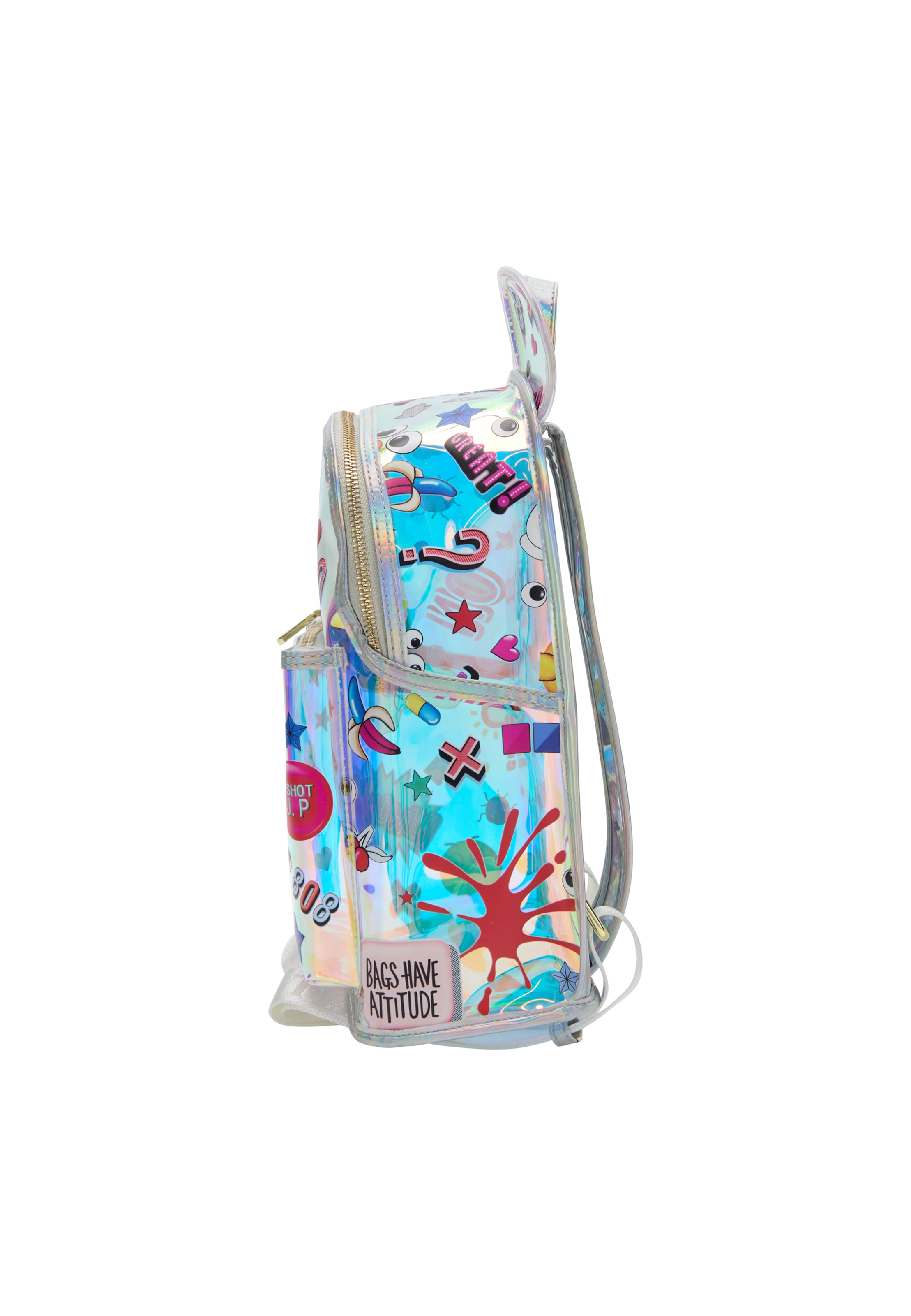 MYMO - Mochila 'Pop Eyetheme' en plata