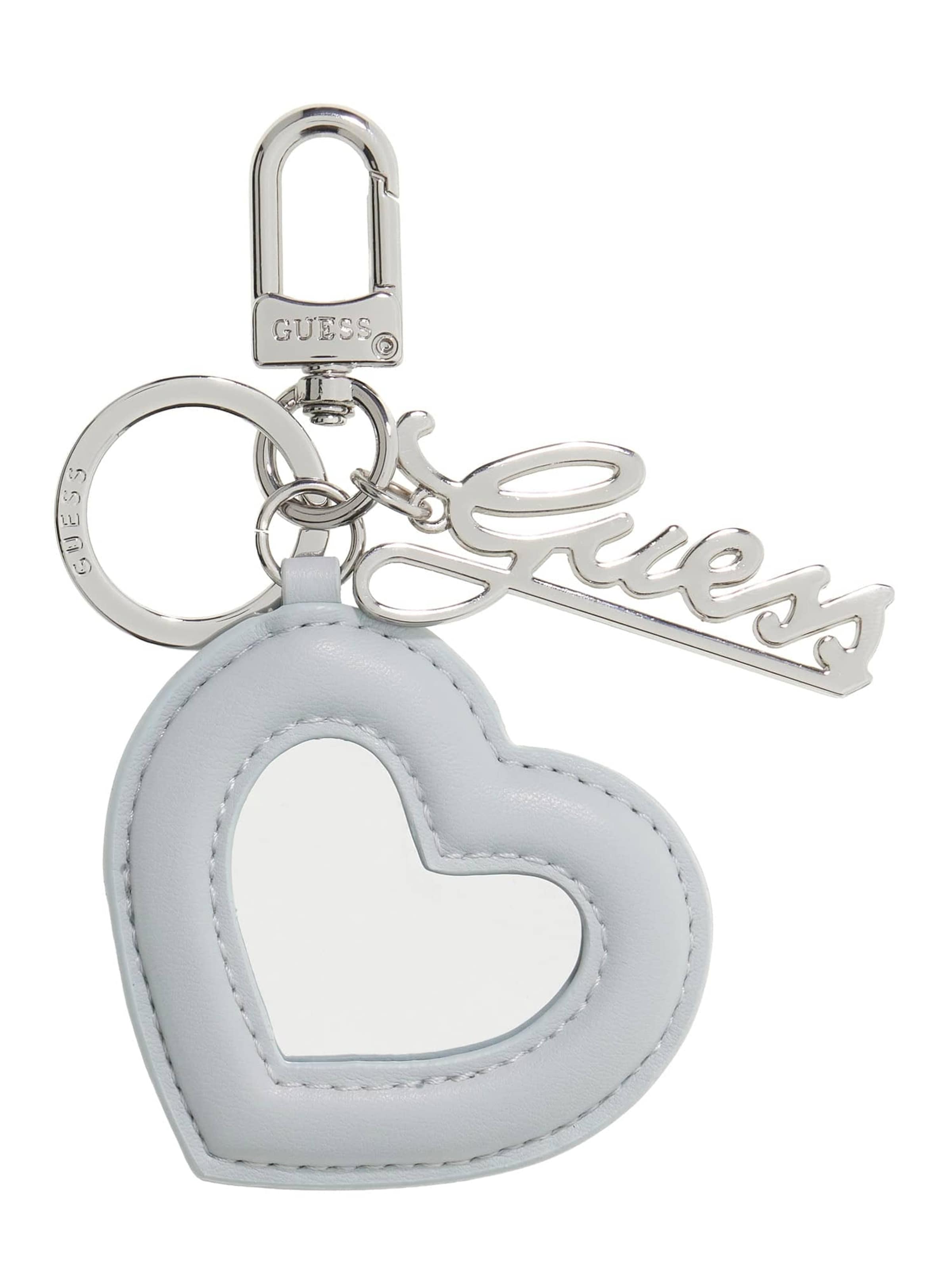 GUESS Key Ring in Blue: front