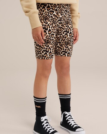 WE Fashion Leggings in Beige: front