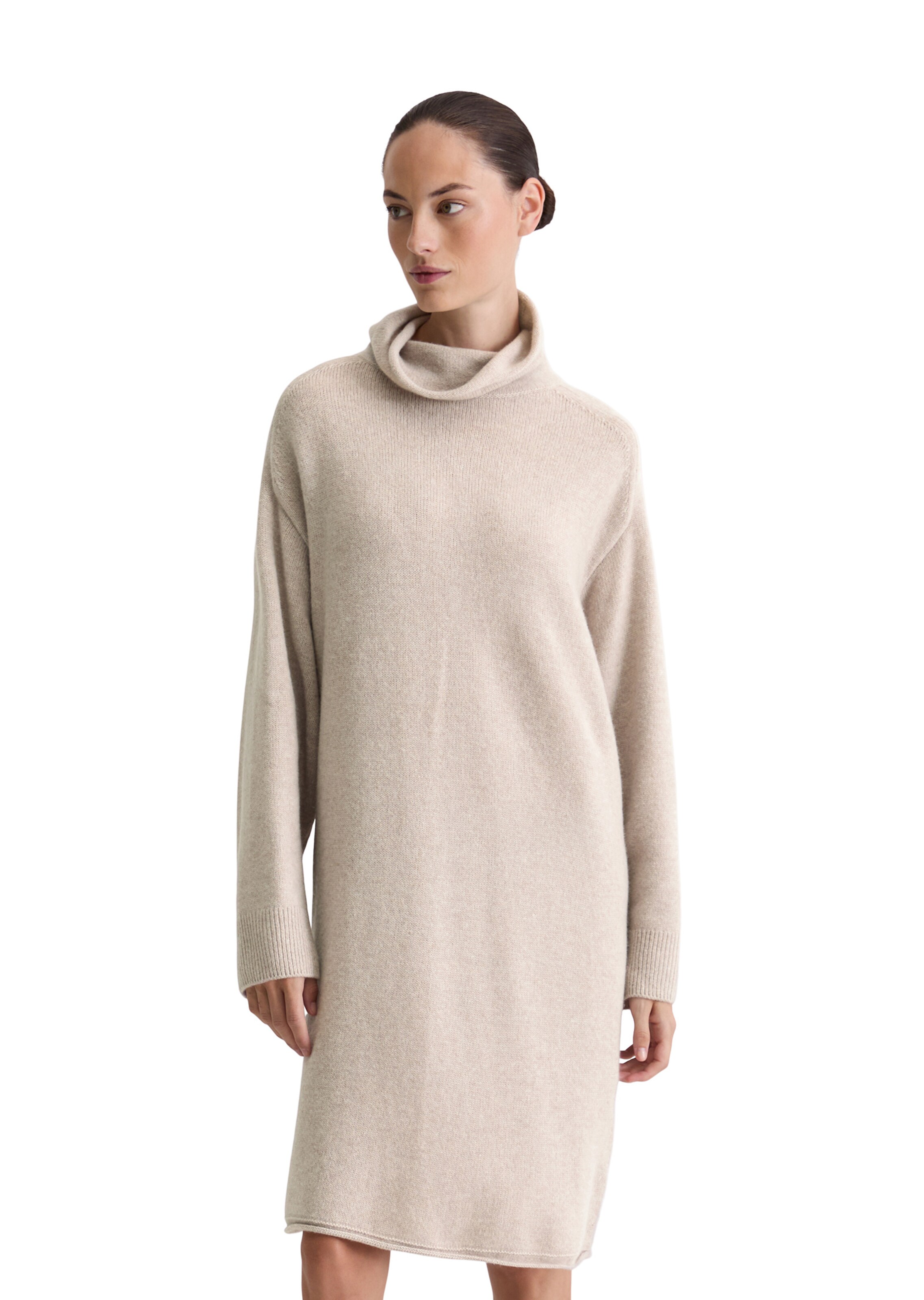 Marc O'Polo Gebreide jurk in Grijs: voorkant