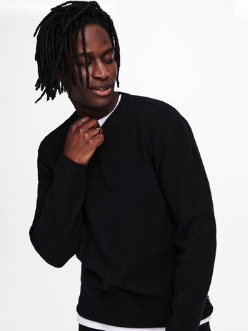 Only & Sons Sweatshirt in Black