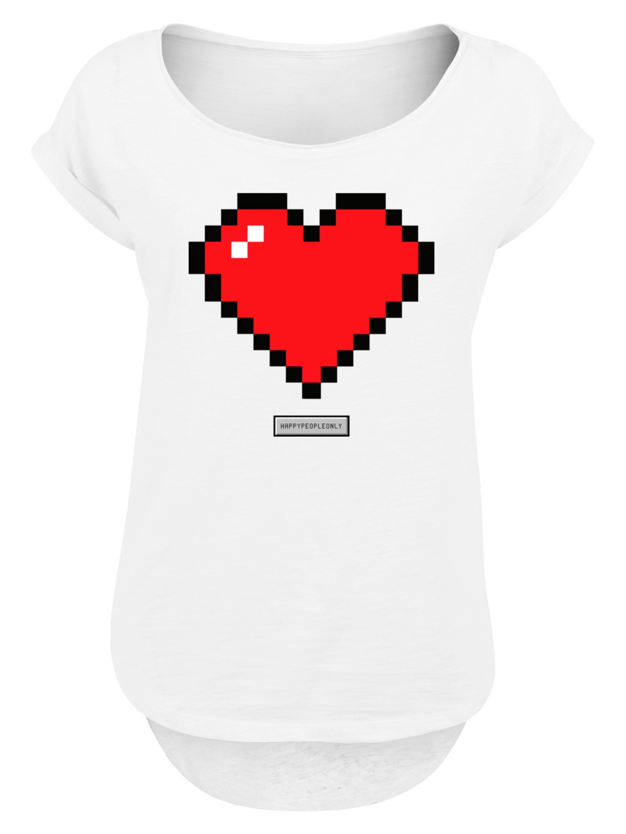 F4NT4STIC Shirt in Wit: voorkant