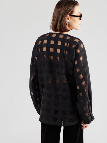 OBJECT Blus 'OBJELMA' i svart