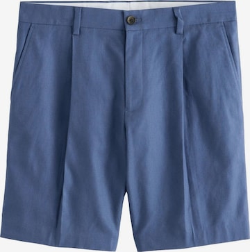 Next Loosefit Bandplooibroek in Blauw: voorkant