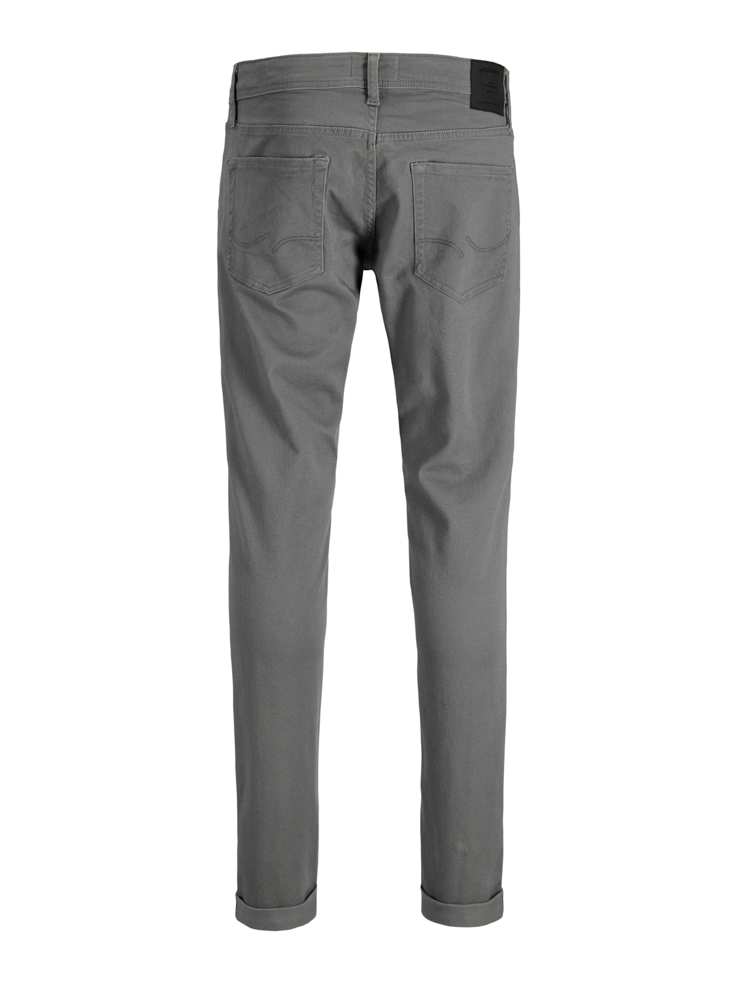 JACK & JONES Slim fit Pants 'JPSTGLENN' in Grey
