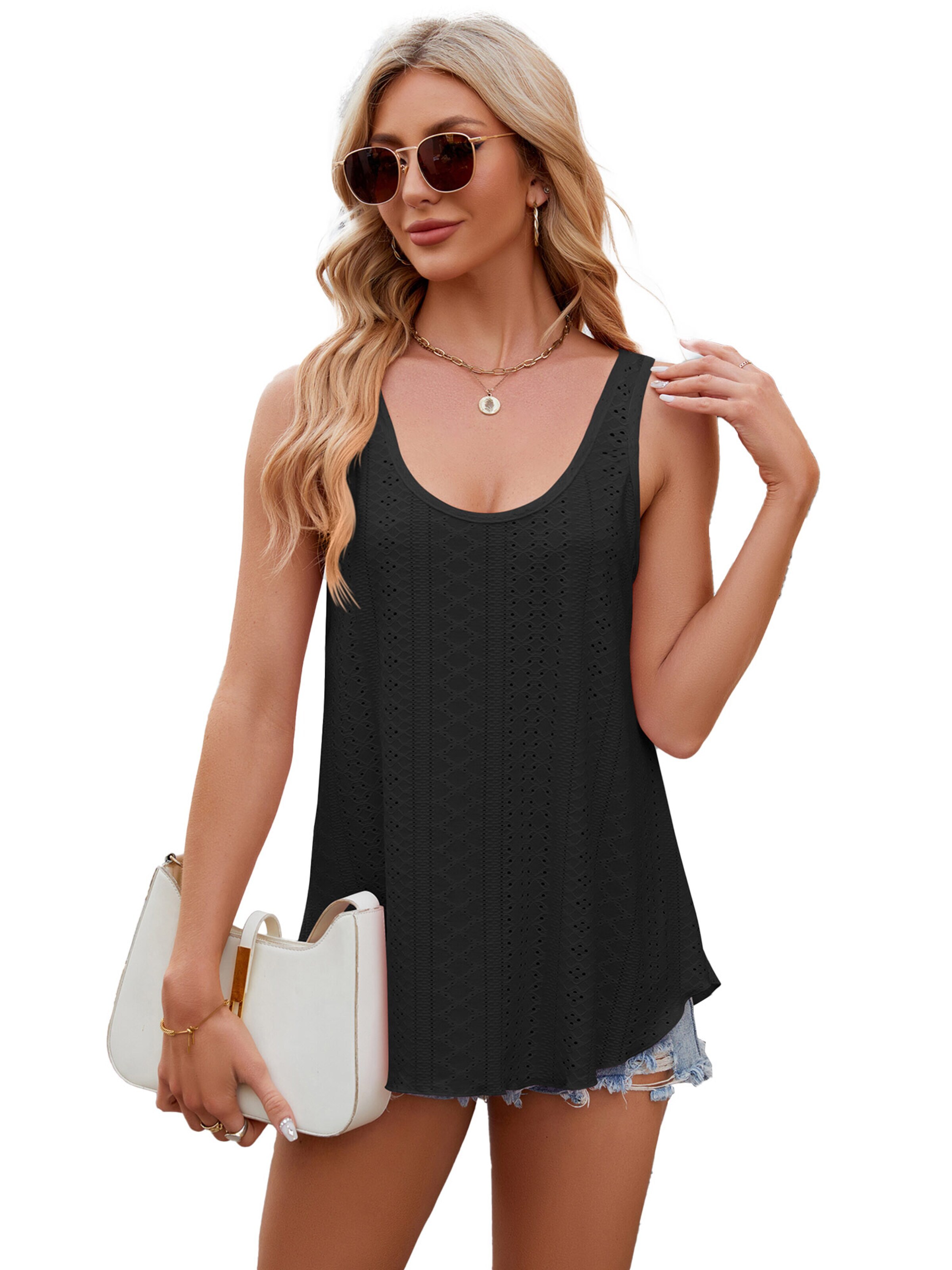 MEETWEE Top‌‌‌ in Schwarz