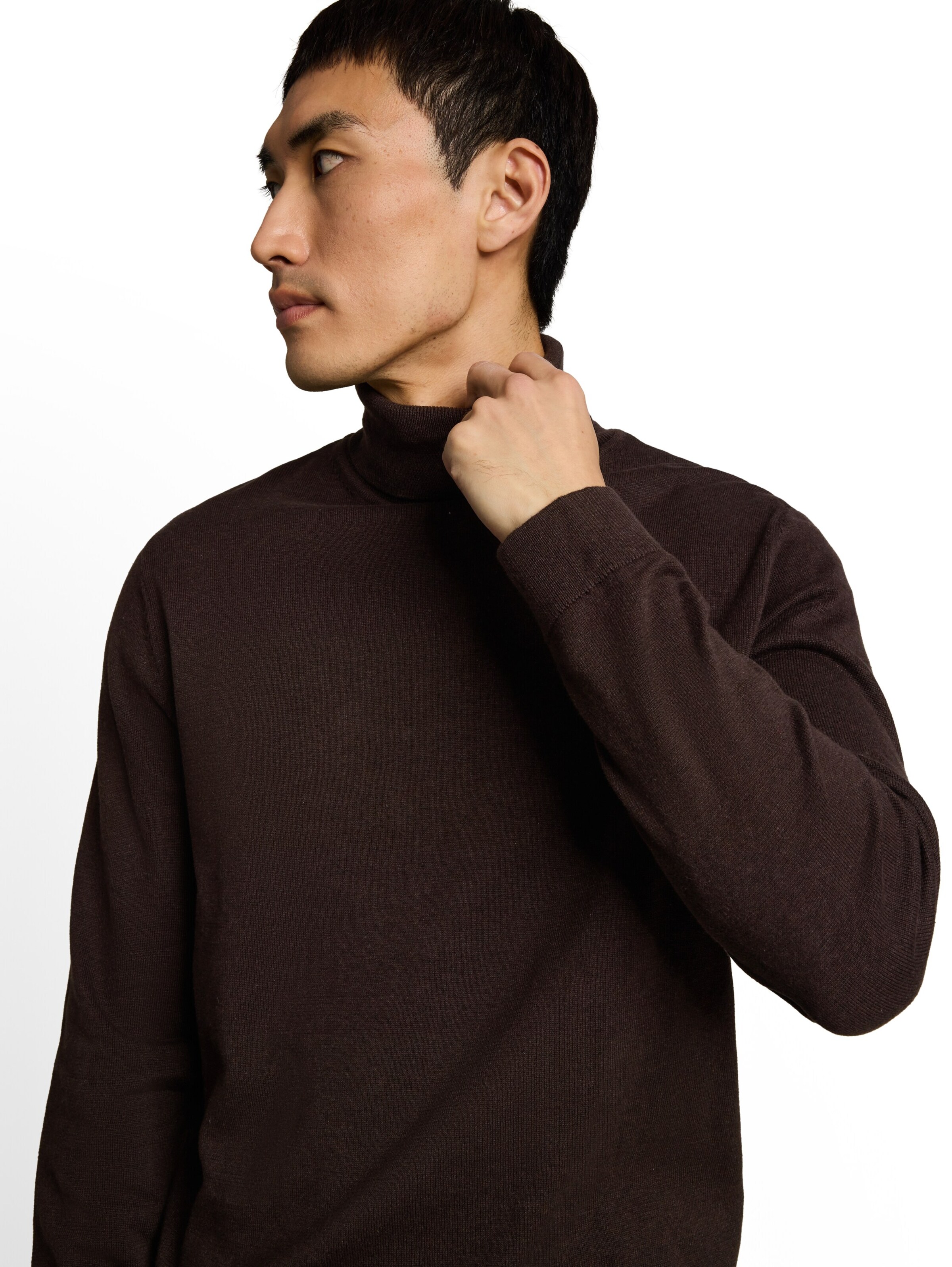 TOM TAILOR Sweater in Brown
