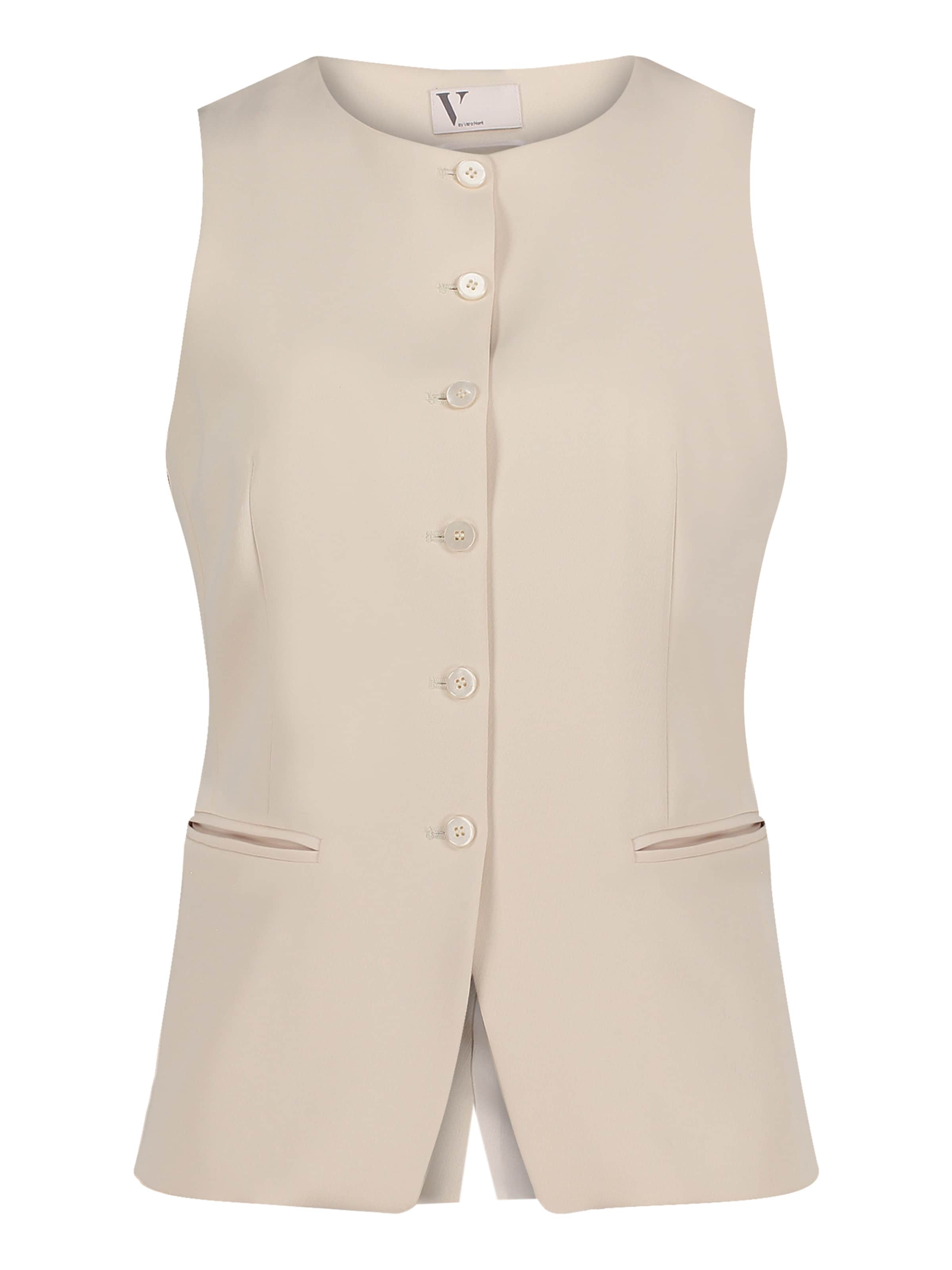 Gilet di Vera Mont in beige: frontale