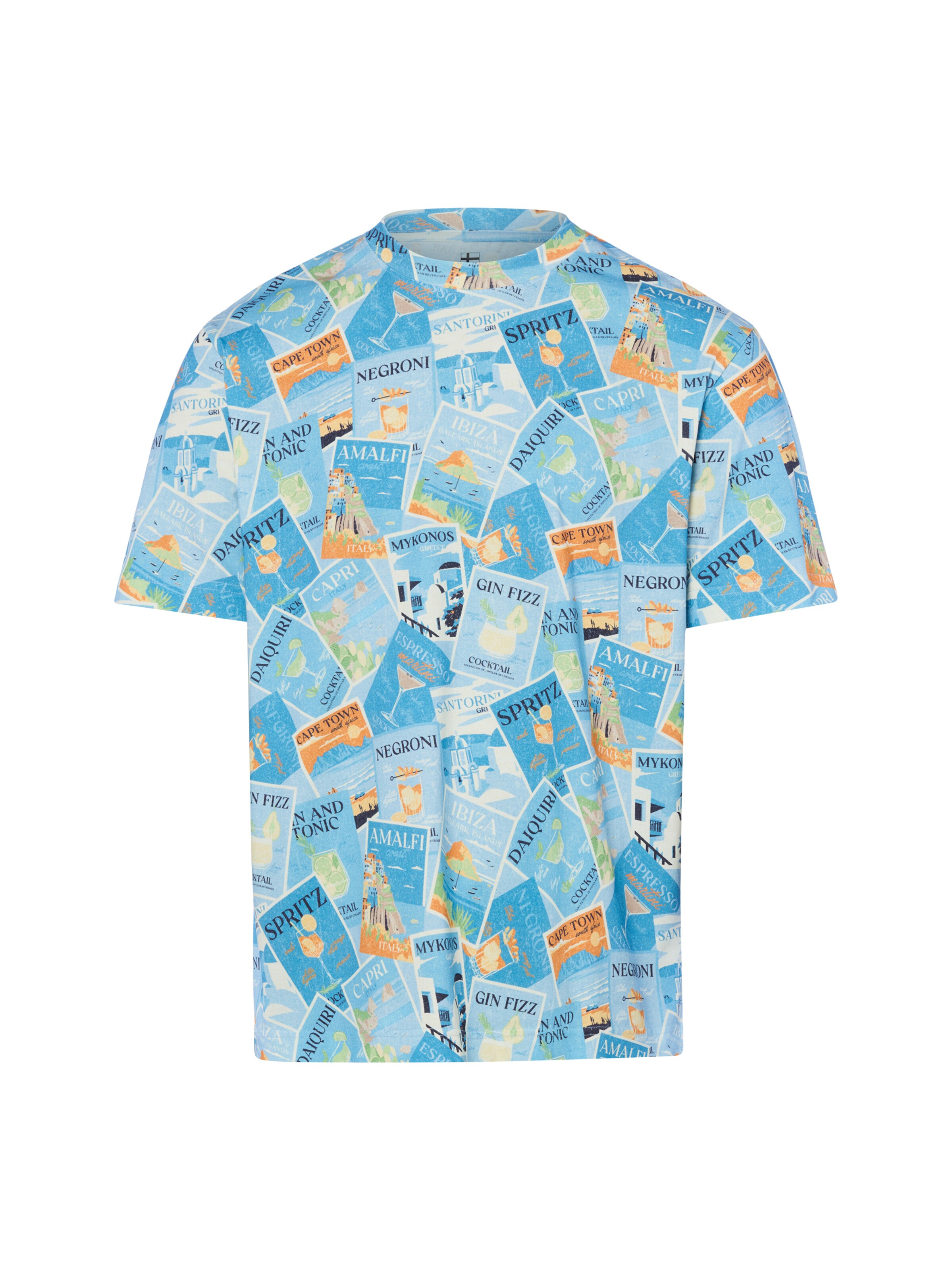 T-Shirt Nils Sundström en bleu : devant