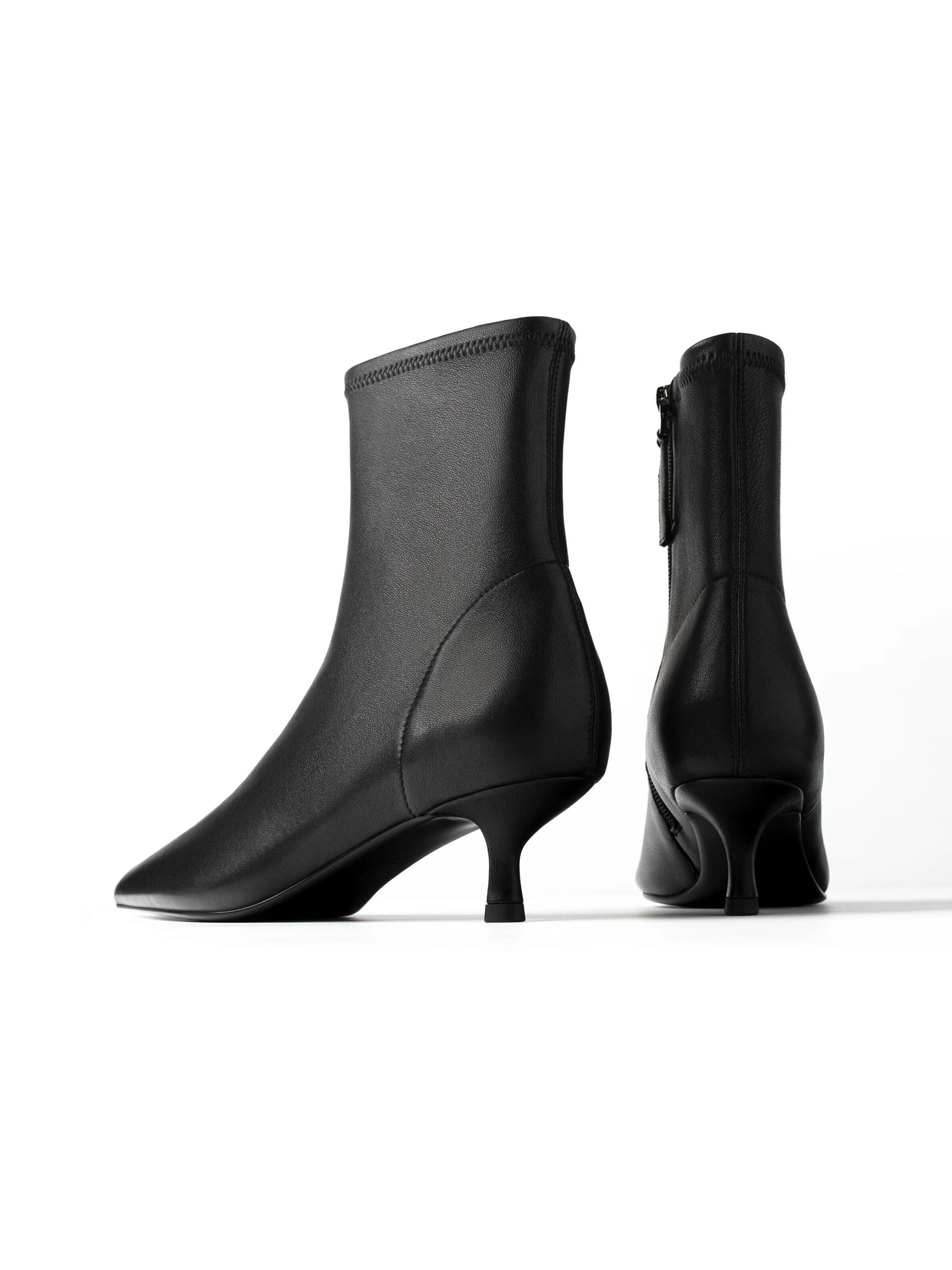 Cizme glezne 'RAW POWER SOUND' de la L37 HANDMADE SHOES pe negru