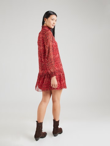 Pepe Jeans Shirt Dress in Red