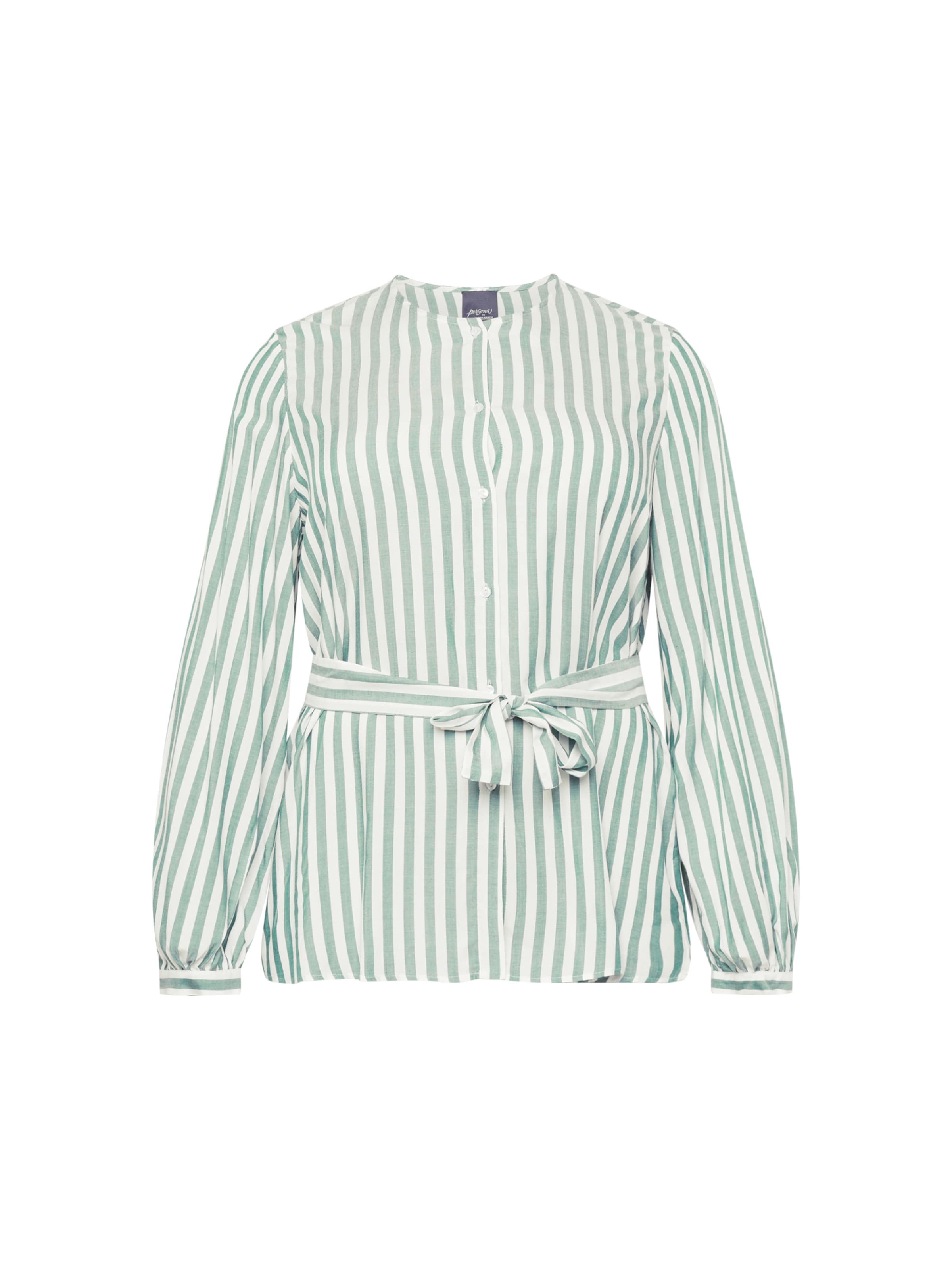 világoszöld / fehér Persona by Marina Rinaldi Blúz 'BAIO', Termék nézet