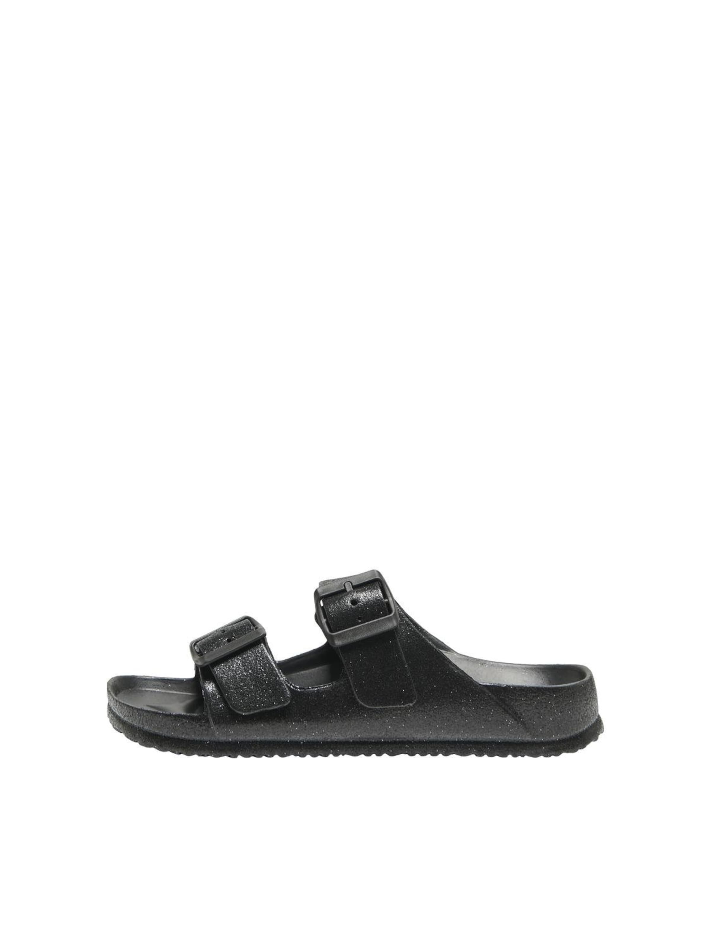 ONLY Pantolette 'CRISTY' in Schwarz: Vorderseite