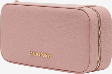 Carlo Colucci Toiletry Bag ' DeGiovanni ' in Pink