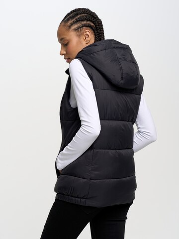 BIG STAR Bodywarmer 'PIXANA' in Zwart