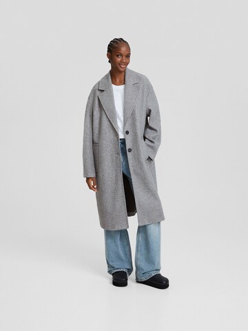 Bershka Between-Seasons Coat in Grey