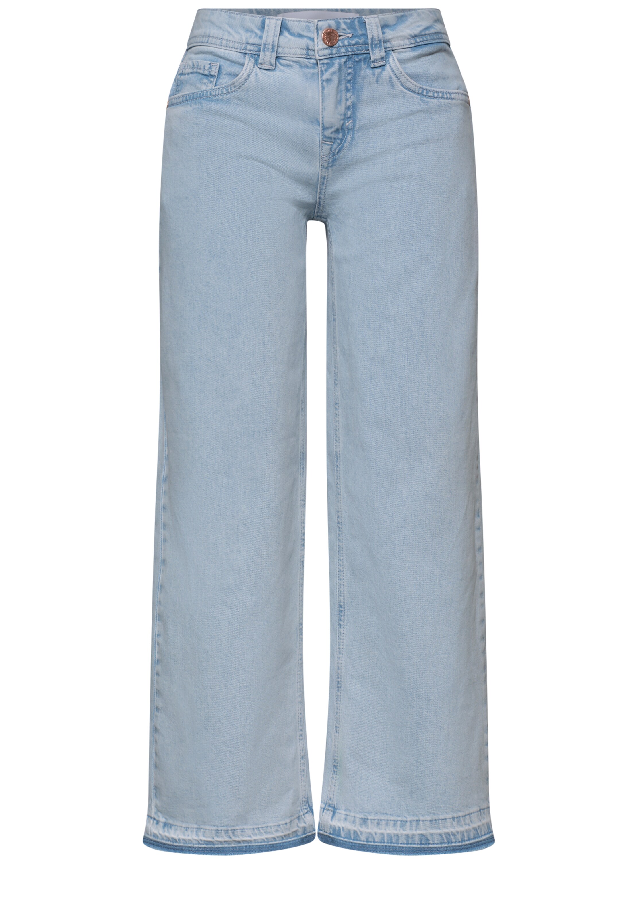 Street One Studio Loosefit Jeans in Blau: Vorderseite