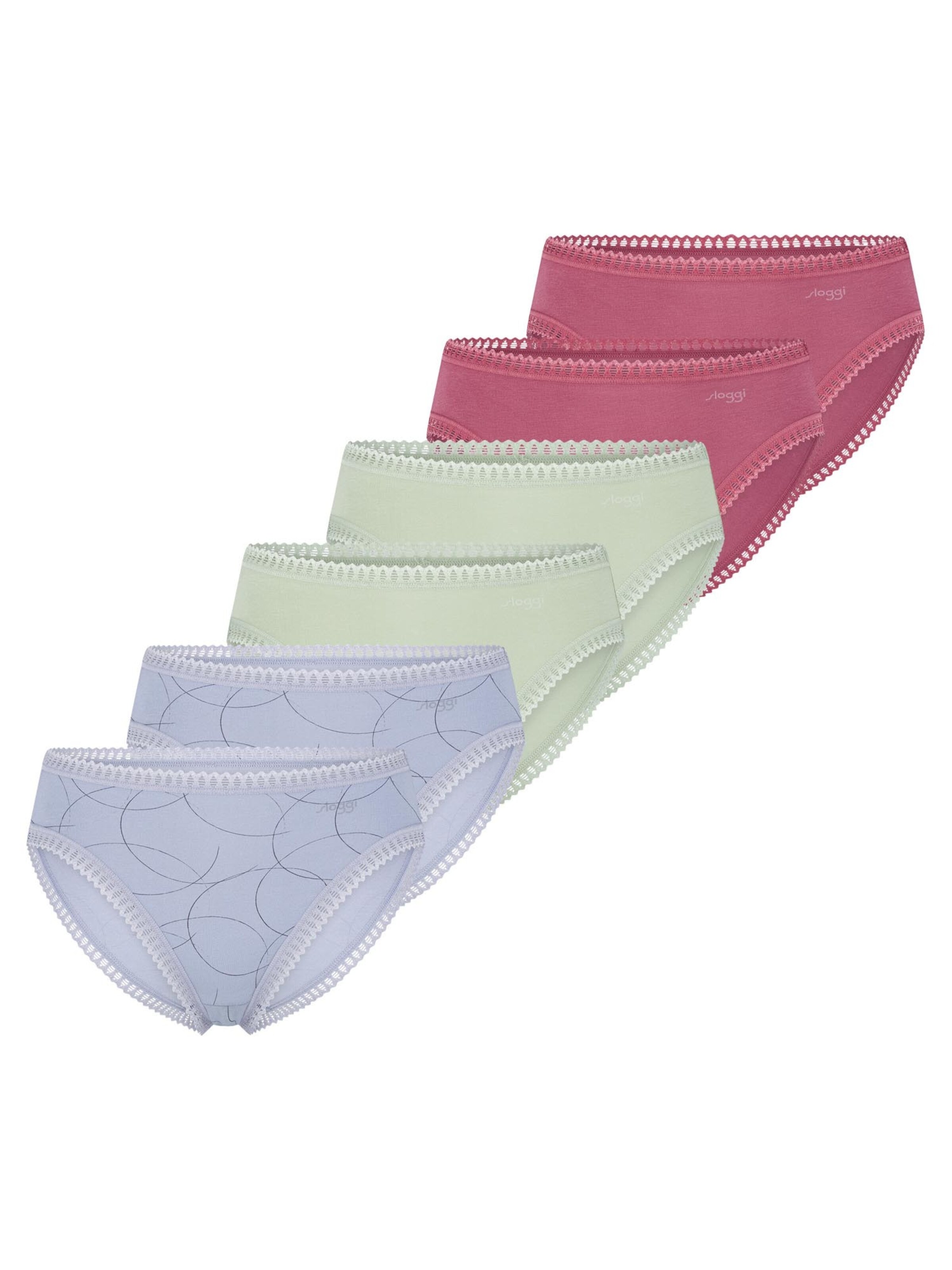 SLOGGI Slip 'GO Crush'‌‌‌‌‌‌ in Grün: Vorderseite