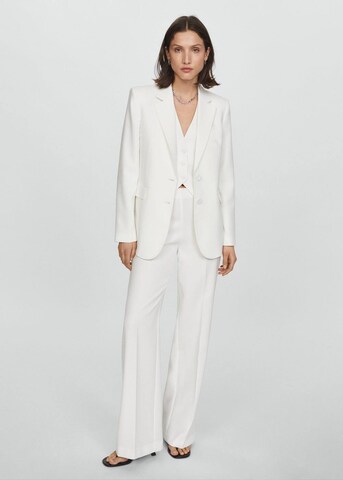 MANGO Blazer 'Iguana' in White