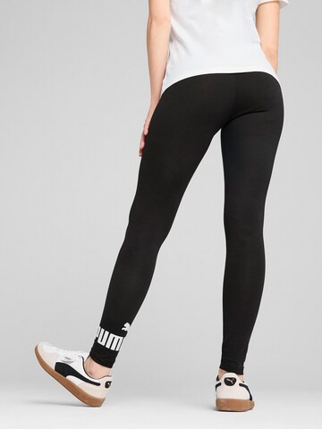Skinny Pantaloni sportivi 'ESS No. 1' di PUMA in nero