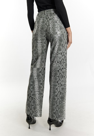 faina Wide leg Broek in Grijs