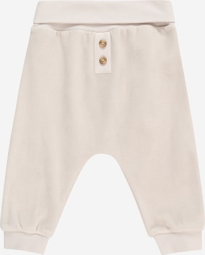 Pantaloni Steiff Collection pe alb kitt / maro / maro deschis / galben, Vizualizare produs
