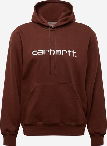 Sweat-shirt Carhartt WIP en marron : devant