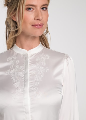 SPIETH & WENSKY Traditional Blouse 'Tessa' in White