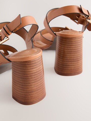 Next Sandalen met riem 'Forever Comfort®' in Bruin