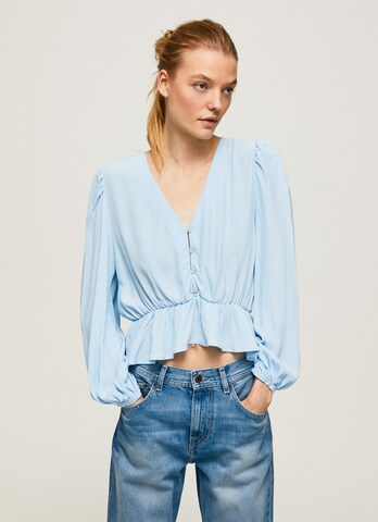 Pepe Jeans - Blusa 'Edita' em azul: frente