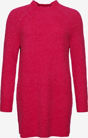 Superdry Knitted dress in Pink: front