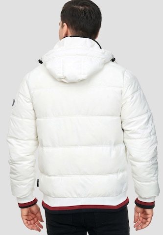 Veste d’hiver 'Marlon' INDICODE JEANS en blanc