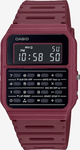 CASIO VINTAGE Digital Watch in Red: front