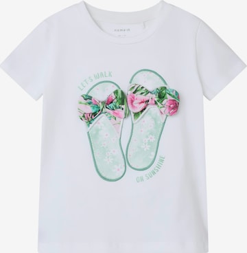 NAME IT Футболка 'NMFFIWI' в Белый: спереди