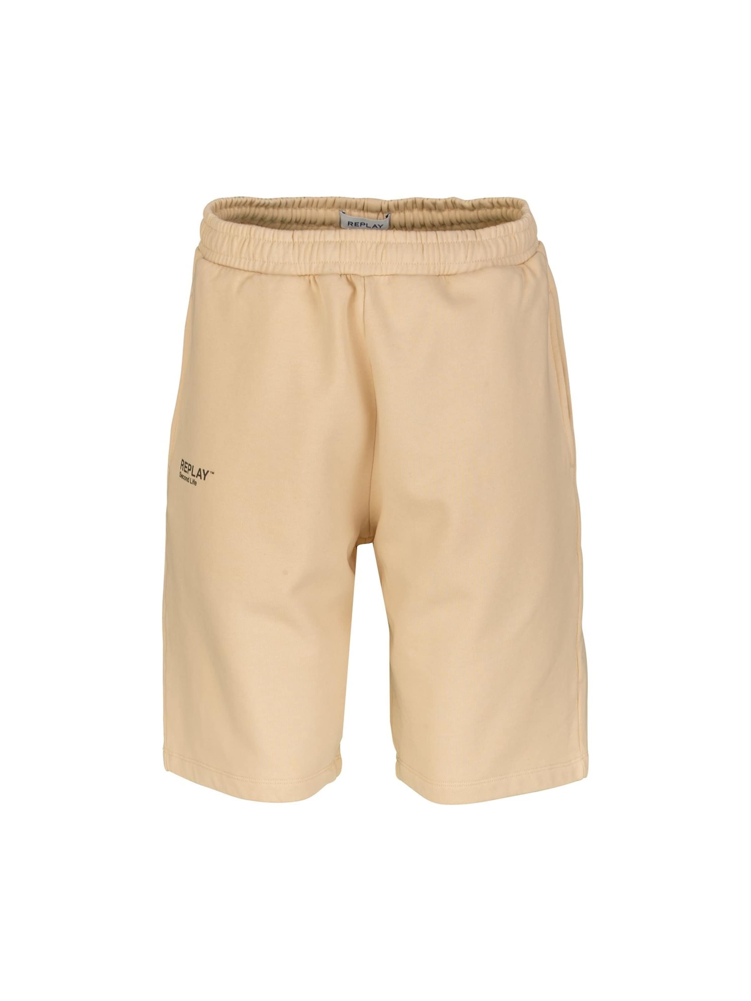 REPLAY Regular Shorts in Beige: Vorderseite