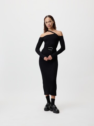Rochie tricotat 'Rosa' de la LeGer by Lena Gercke pe negru
