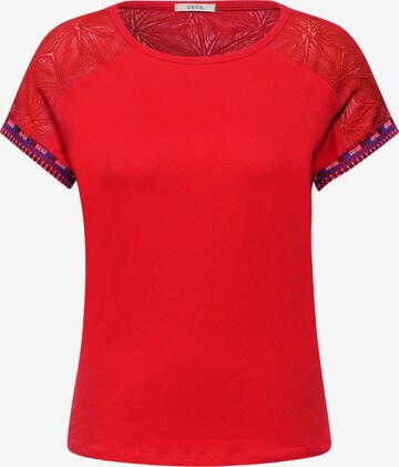 CECIL T-Shirt in Rot: front