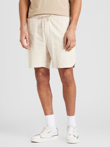 JACK & JONES regular Bukser 'RILEY' i beige: forside