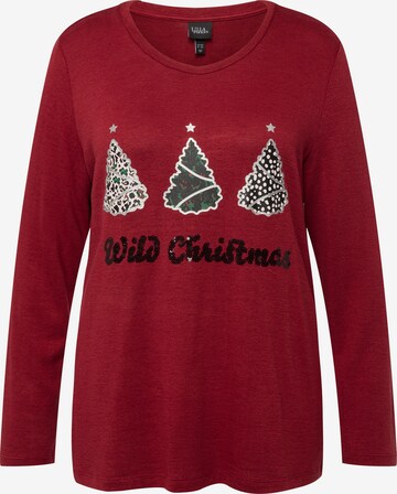 Ulla Popken Sweatshirt in Red: front