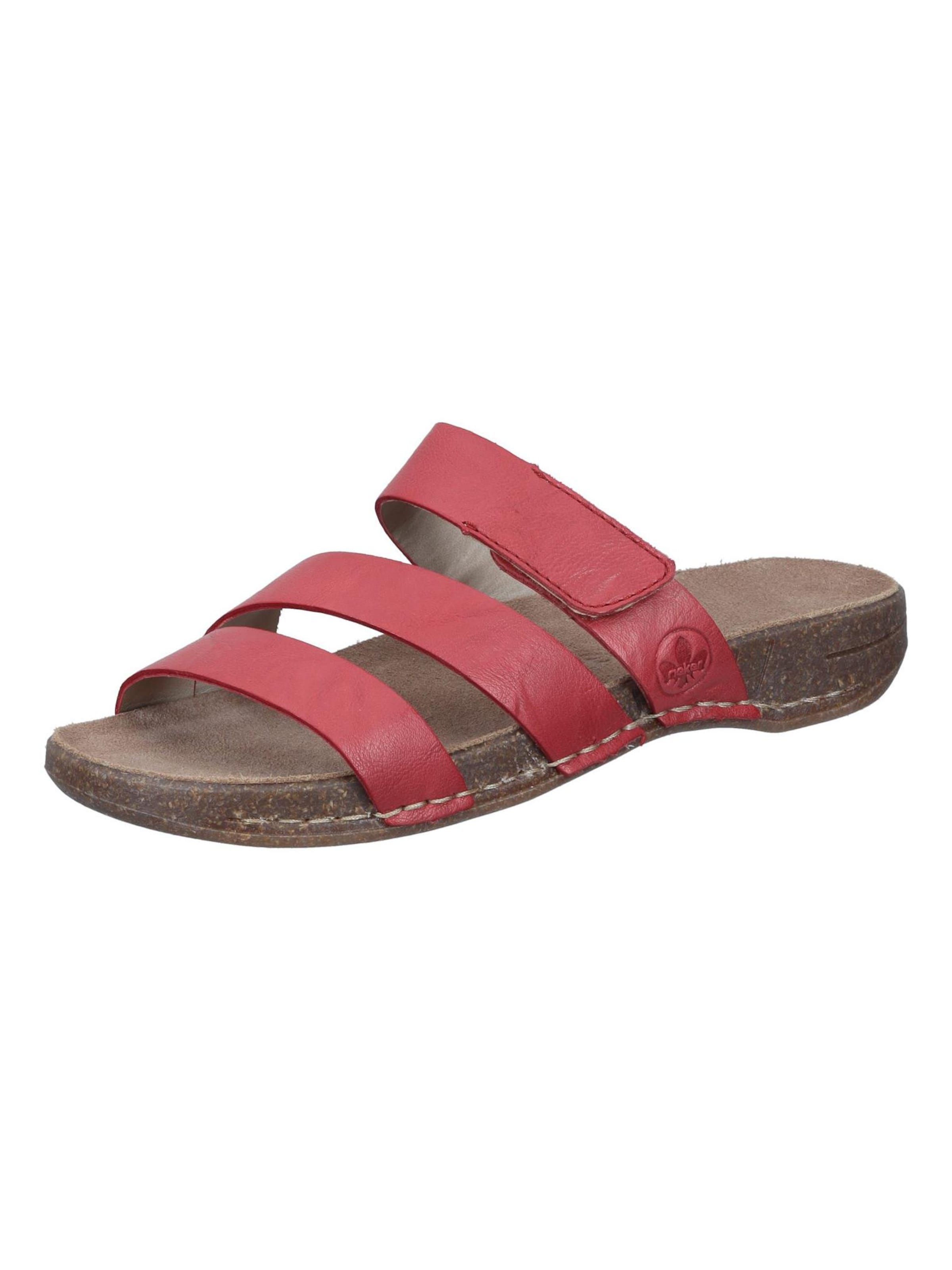 Rieker Pantolette‌‌‌‌ in Rot: Vorderseite