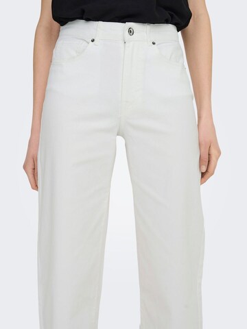 Wide Leg Pantalon 'Madison' ONLY en blanc