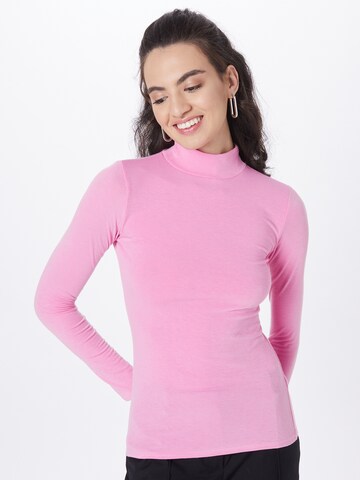 T-shirt Nasty Gal en rose : devant