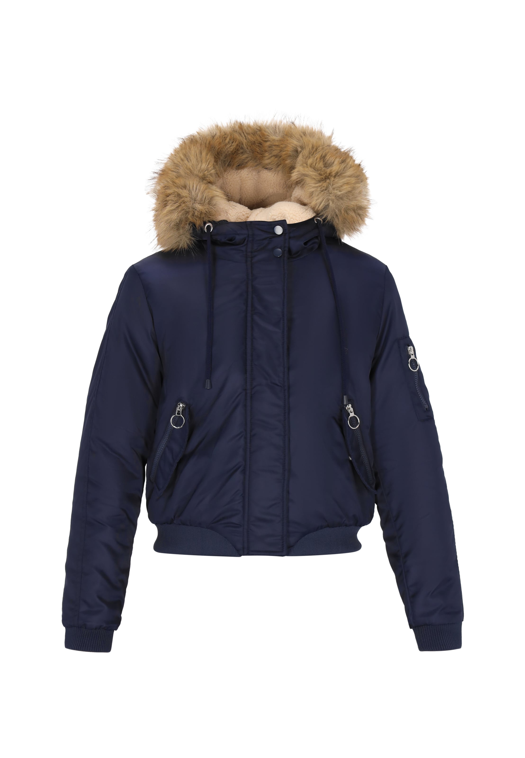 MYMO Välikausitakki värissä sininen: etupuoli