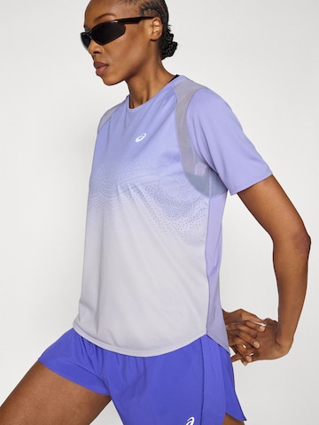 ASICS Λειτουργικό μπλουζάκι 'ROAD FADE' σε λιλά