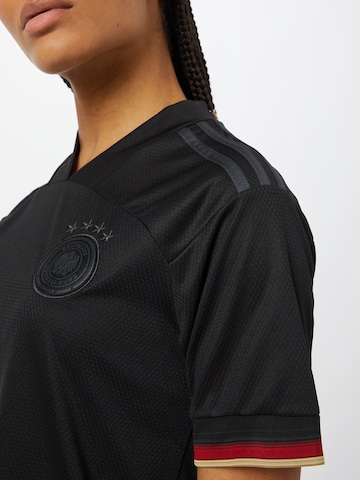 melns ADIDAS SPORTSWEAR Sportiska stila krekls 'DFB Away EM 2021'