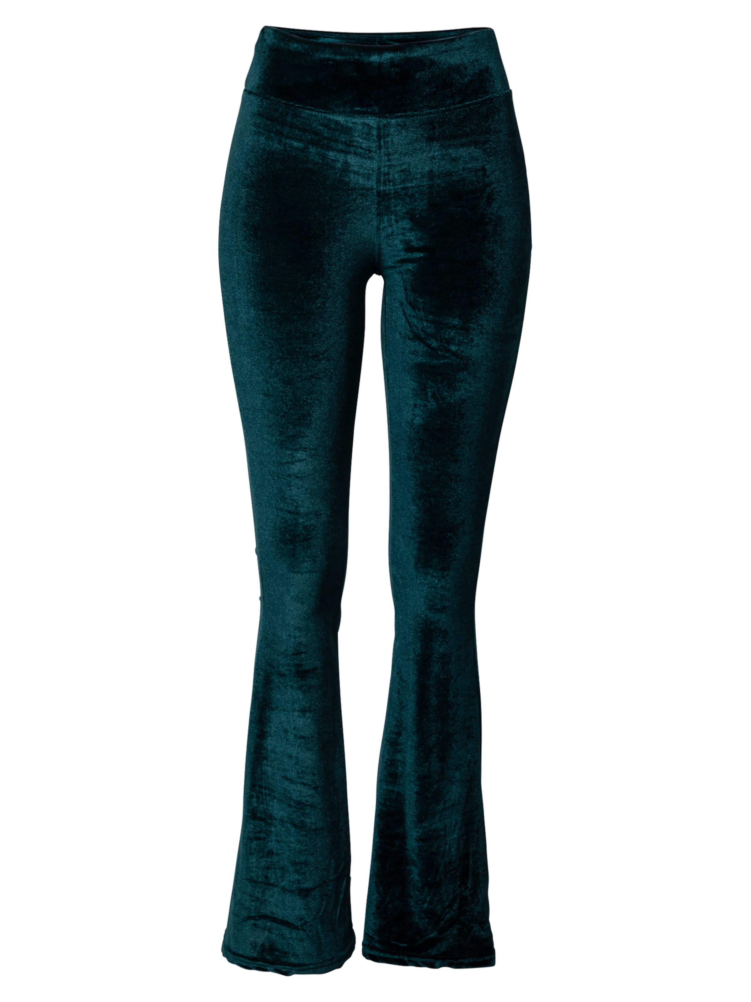 Bootcut Leggings di Urban Classics in verde: frontale