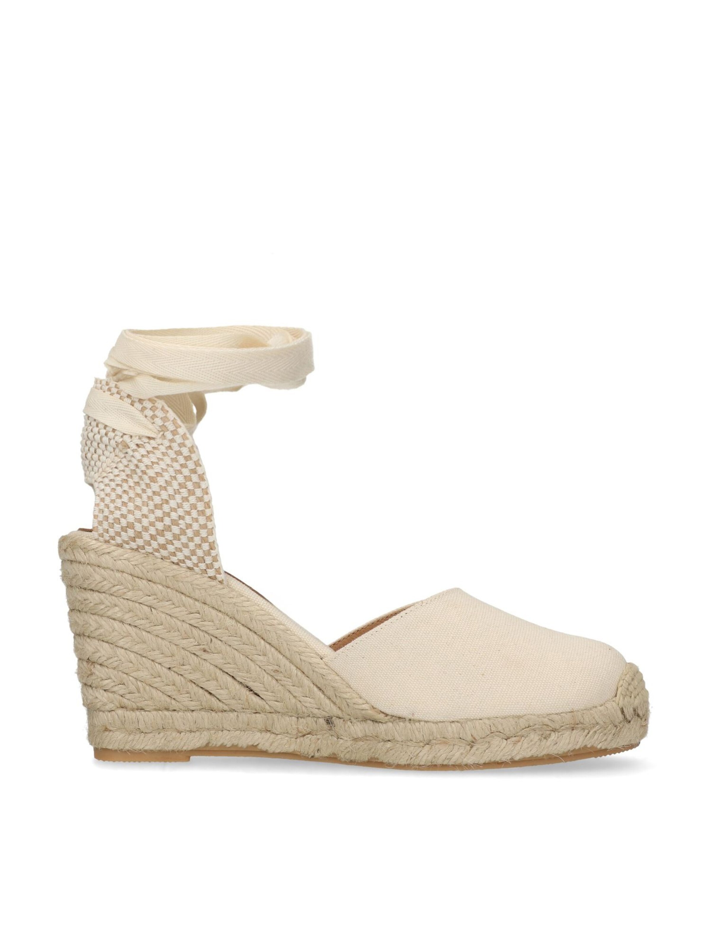 MANFIELD Sandale in Weiß