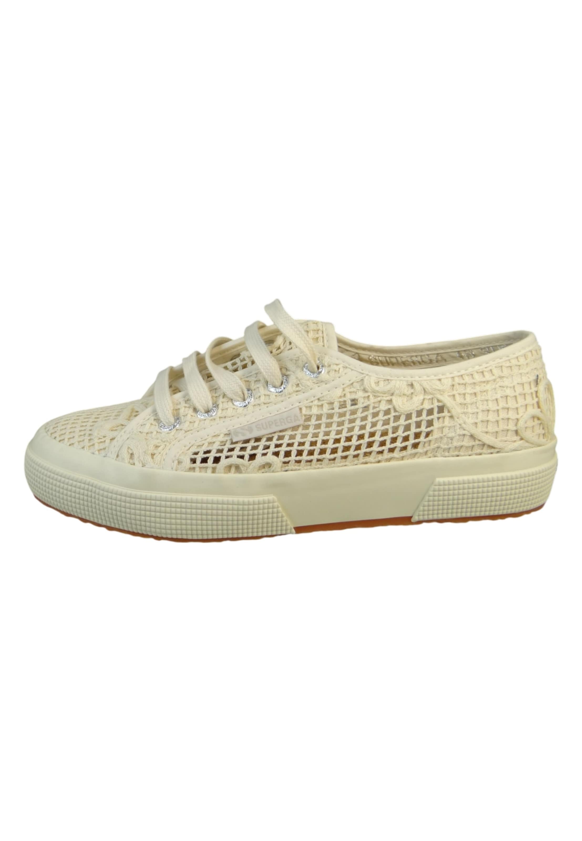 SUPERGA Sneaker '2750 Net Flower' in Beige
