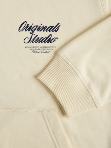 JACK & JONES Sweatshirt 'JORNORREBRO' in White