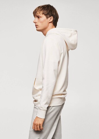 MANGO MAN Sweatshirt 'bone' in Beige